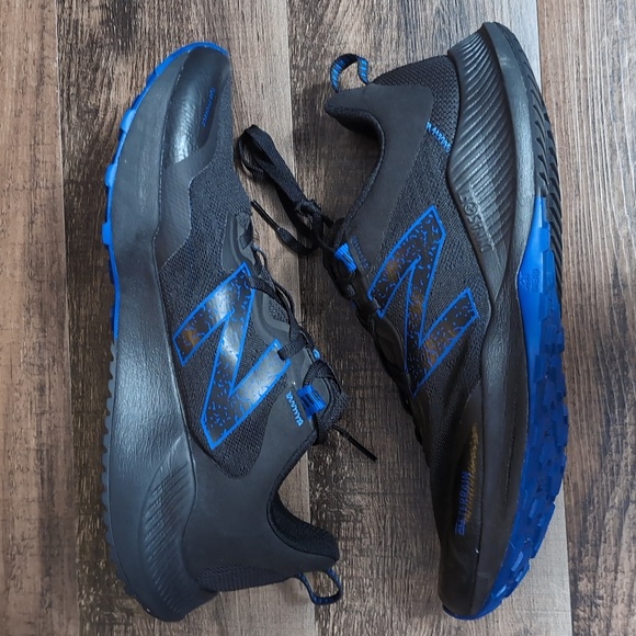 New Balance Nitrel v4 Black Cobalt Blue Trail Running Shoes Size 13.0 - Picture 9 of 15